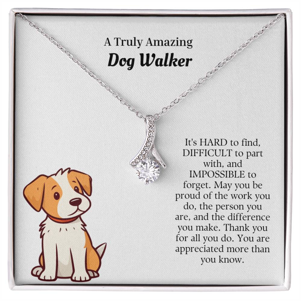 A Truly Amazing Dog Walker | Professional Pendant Necklace