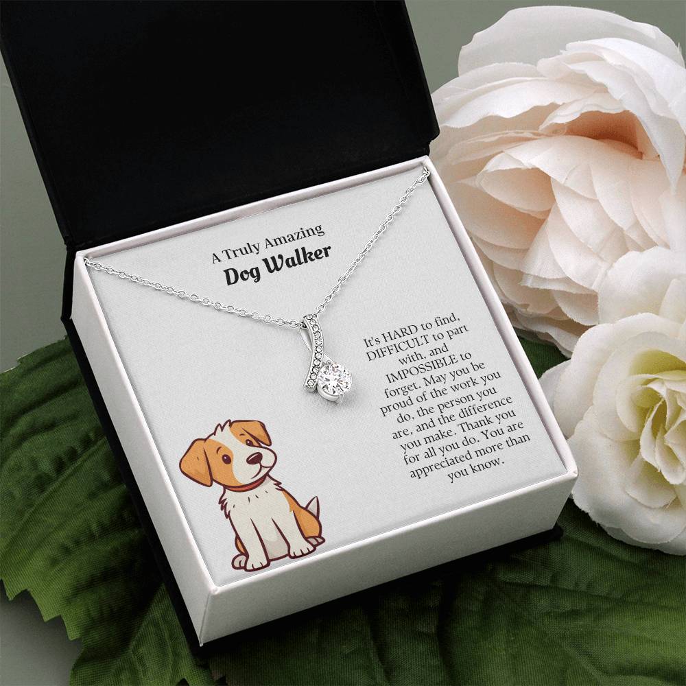 A Truly Amazing Dog Walker | Professional Pendant Necklace