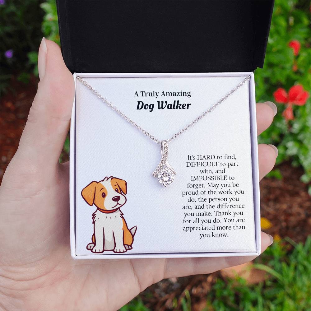 A Truly Amazing Dog Walker | Professional Pendant Necklace