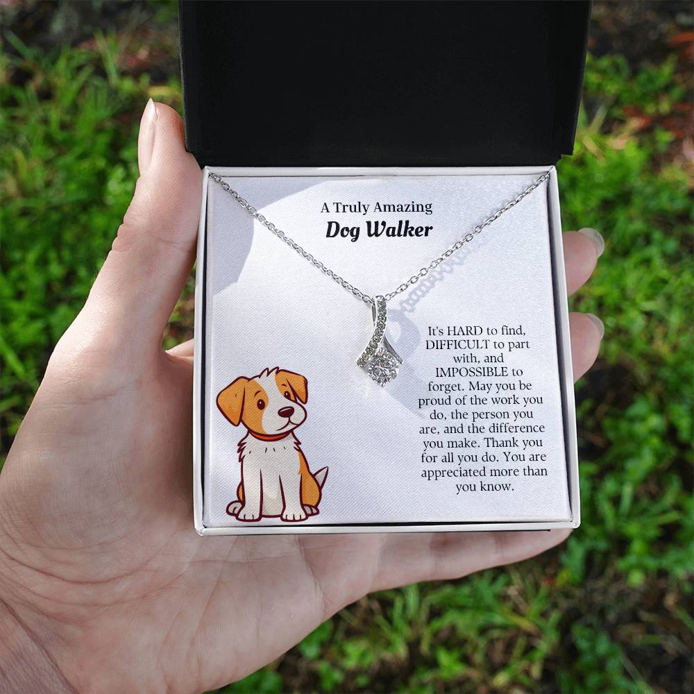 A Truly Amazing Dog Walker | Professional Pendant Necklace