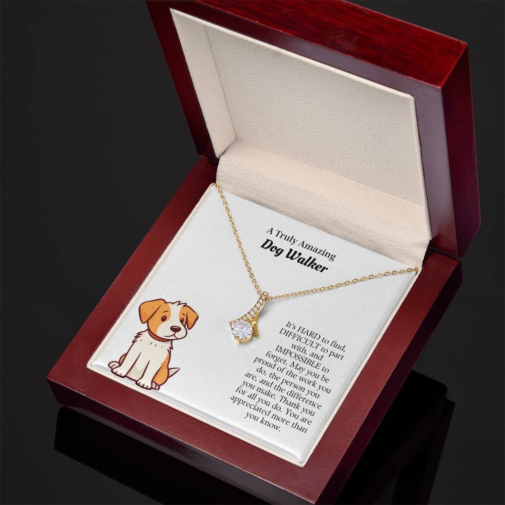 A Truly Amazing Dog Walker | Professional Pendant Necklace