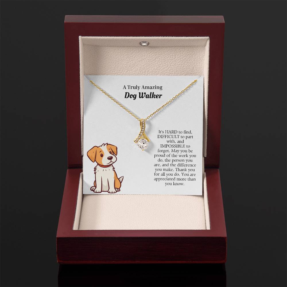 A Truly Amazing Dog Walker | Professional Pendant Necklace