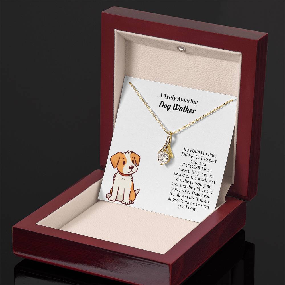 A Truly Amazing Dog Walker | Professional Pendant Necklace