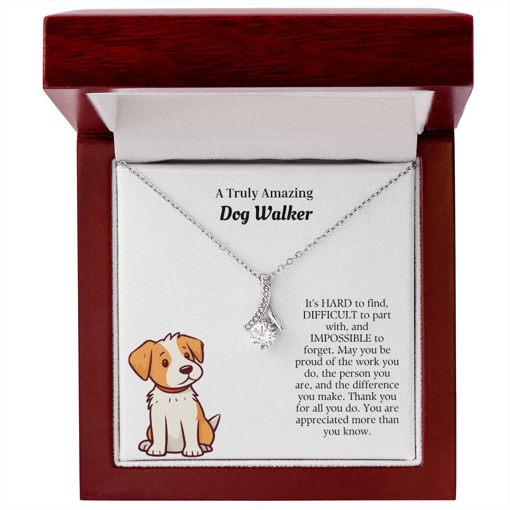 A Truly Amazing Dog Walker | Professional Pendant Necklace