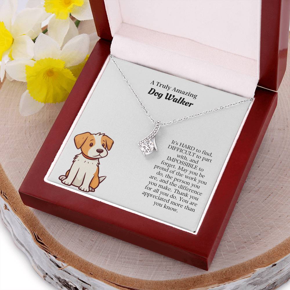 A Truly Amazing Dog Walker | Professional Pendant Necklace