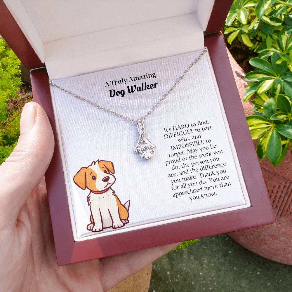 A Truly Amazing Dog Walker | Professional Pendant Necklace