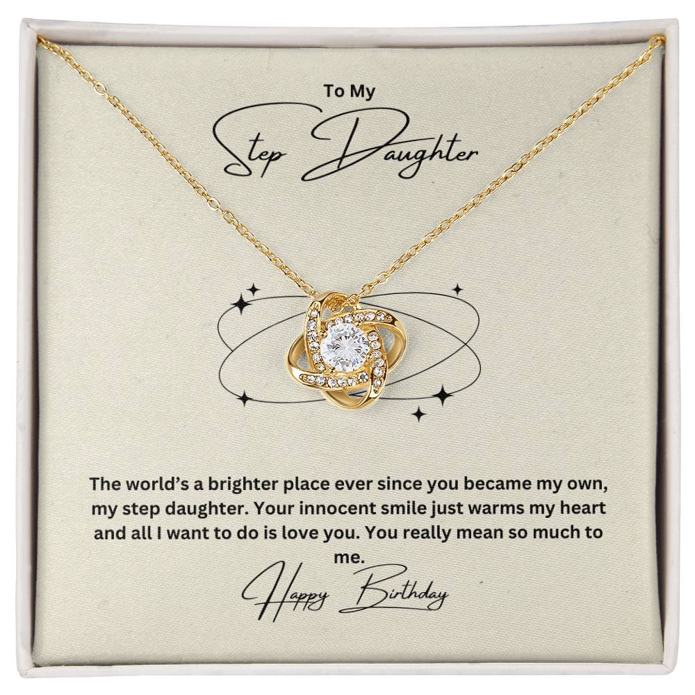My Stepdaughter | Happy Birthday | Pendant Necklace