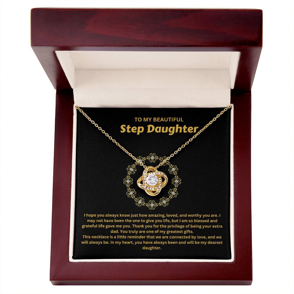 To My Beautiful Step Daughter | You Will Always Be My Daughter | Pendant Necklace