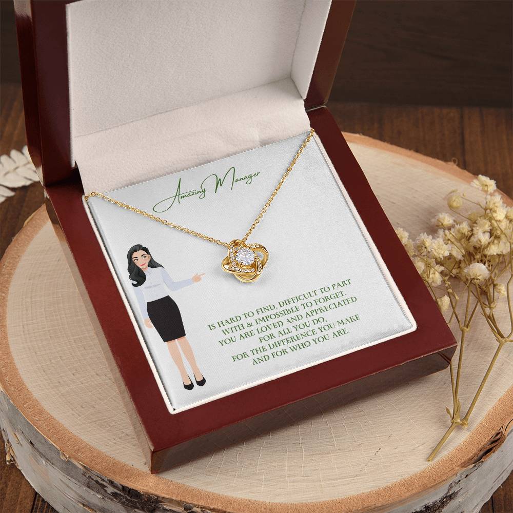 Amazing Manager Is Hard To Find | Professional Pendant Necklace Gift