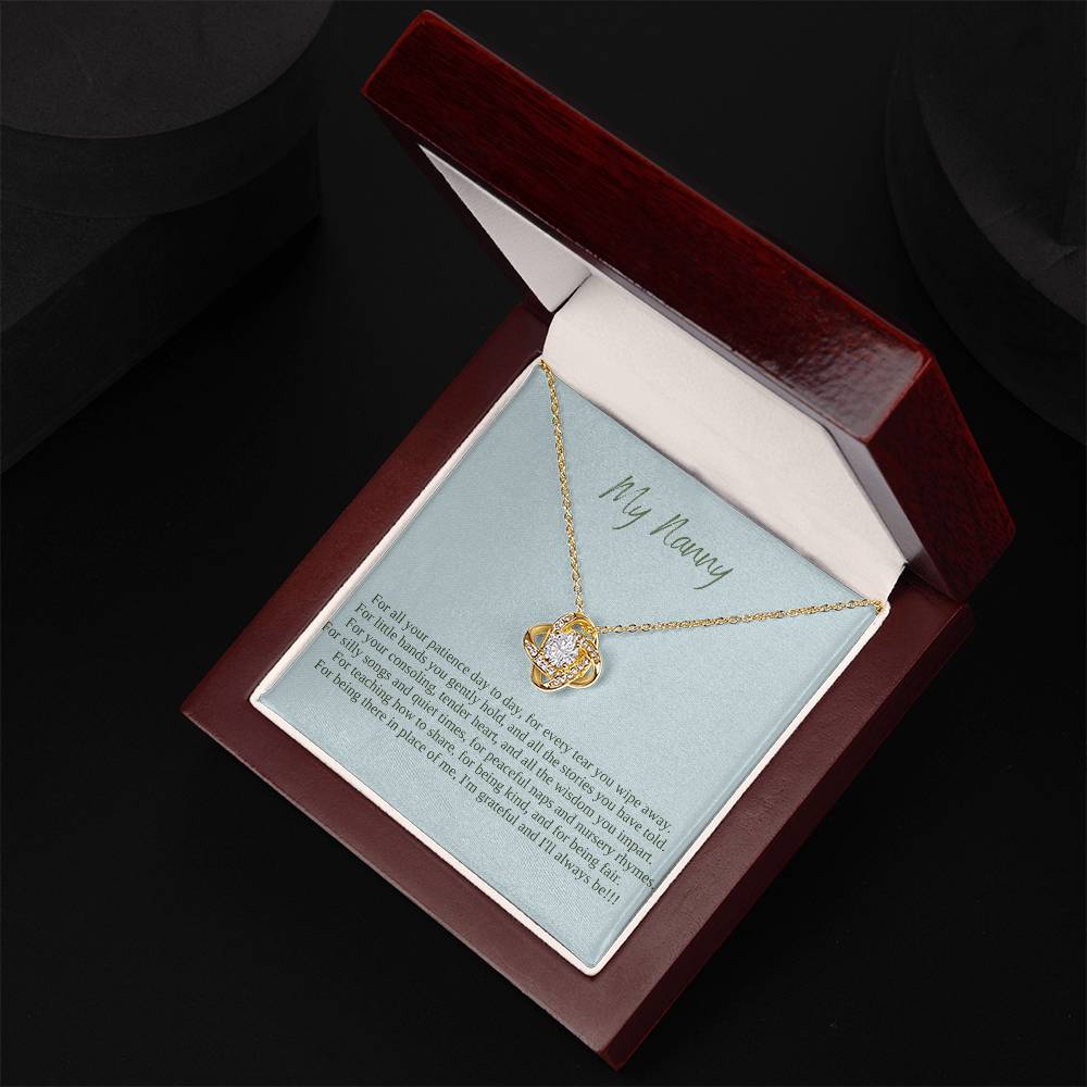 My Nanny | I Am Grateful And I'll Always Be | Professional Pendant Necklace