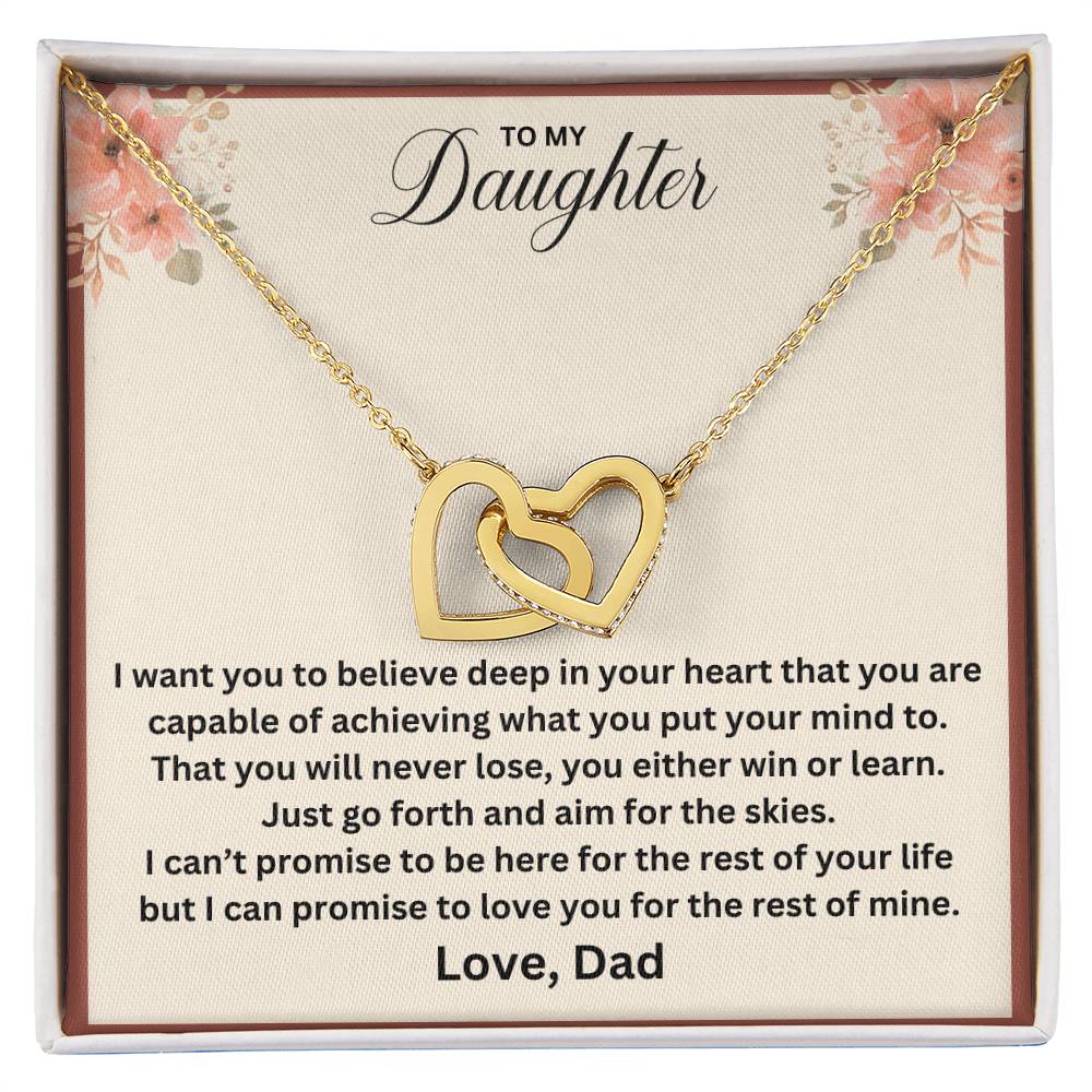 To My Daughter | You Will Never Lose | Pendant Necklace