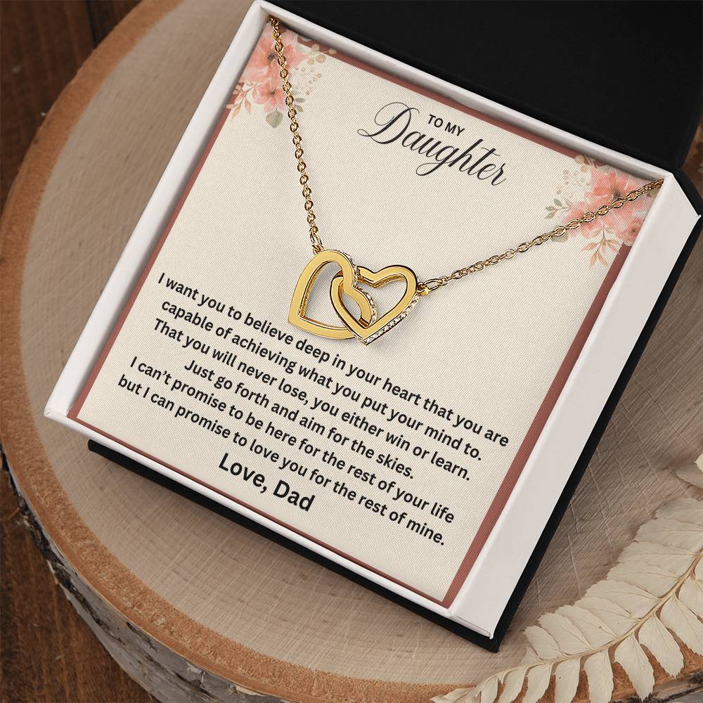 To My Daughter | You Will Never Lose | Pendant Necklace