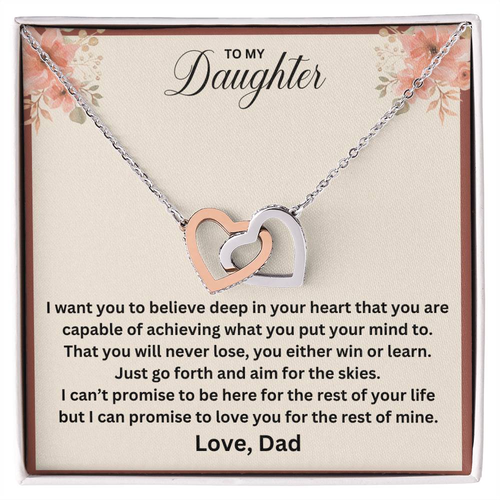 To My Daughter | You Will Never Lose | Pendant Necklace