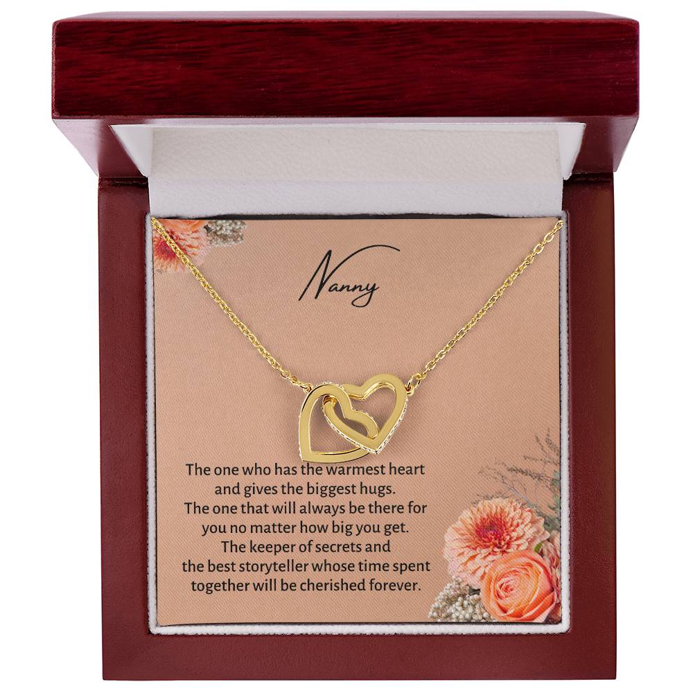 Nanny | The One Who Has The Warmest Heart | Professional Necklace Gift