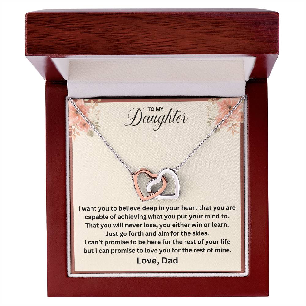 To My Daughter | You Will Never Lose | Pendant Necklace