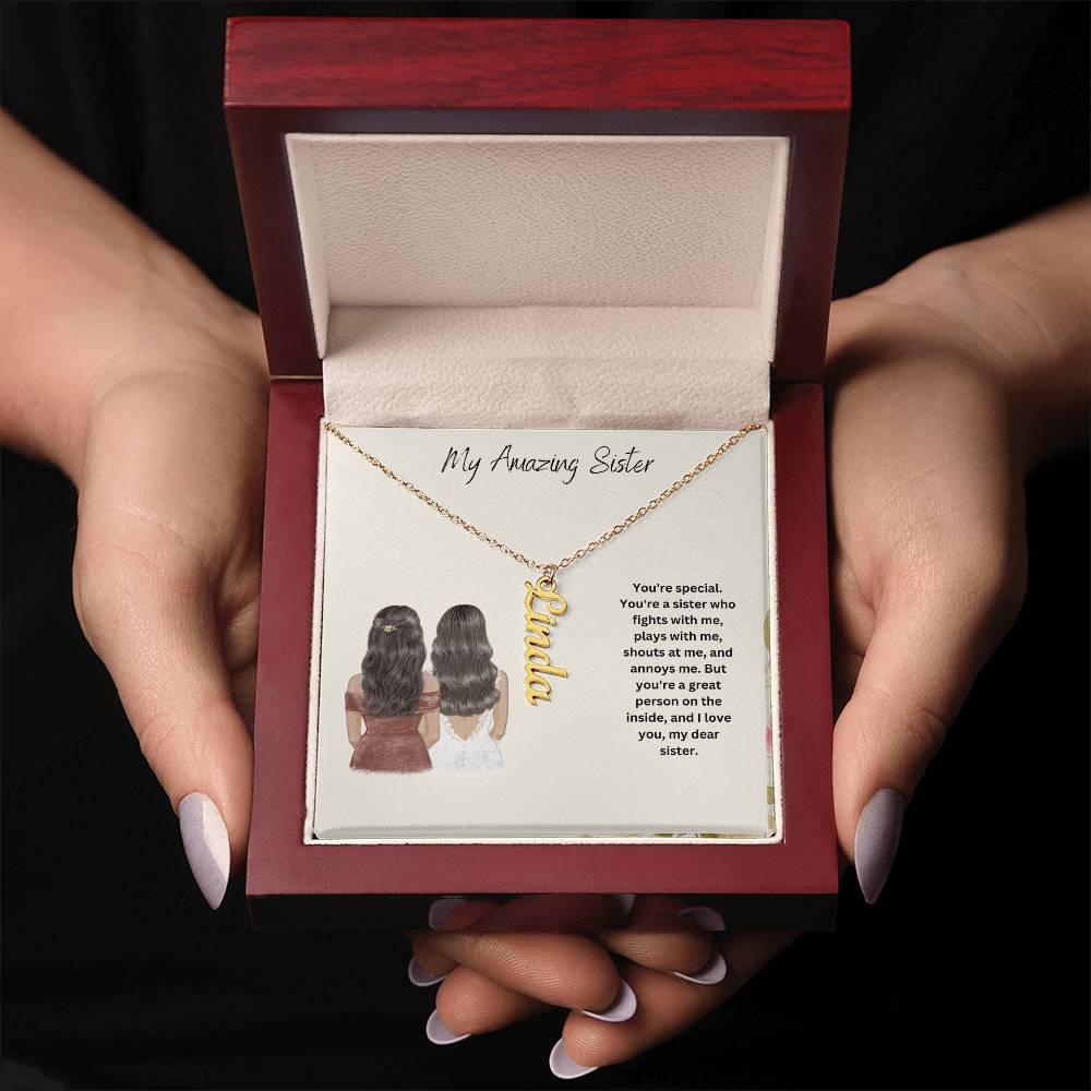 My Amazing Sister | You Are Special | Name Necklace