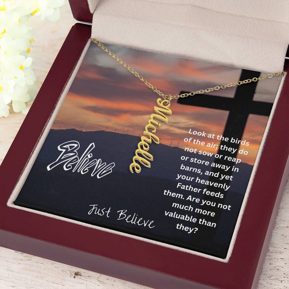 Just Believe Faith Necklace | Religious Jewelry Gift