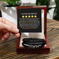 My Five Star Stepson | My Love Will Always Follow You | Braided Vegan Leather Band