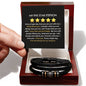 My Five Star Stepson | My Love Will Always Follow You | Braided Vegan Leather Band
