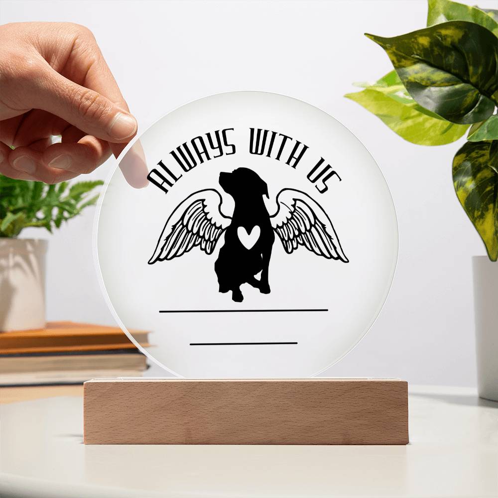 Always With Us | Pet Memorial Plaque