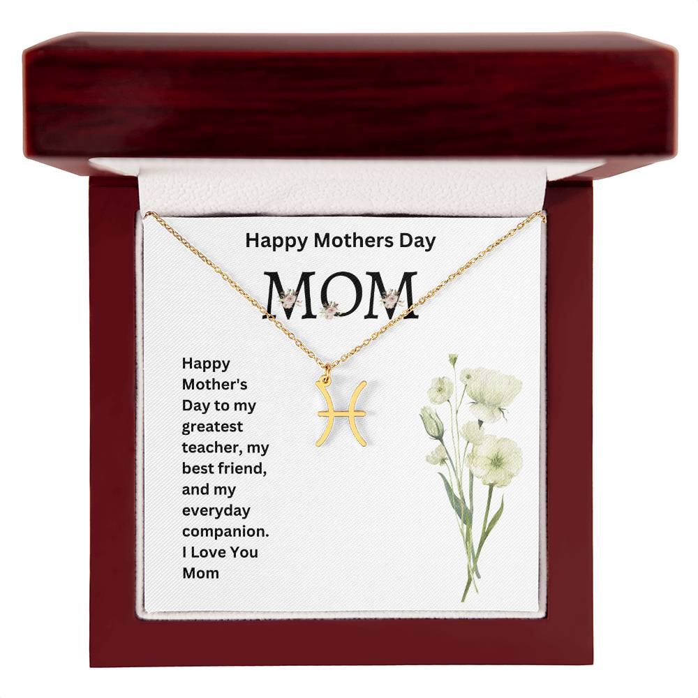 Happy Mother's Day | My Everyday Companion | Zodiac Necklace