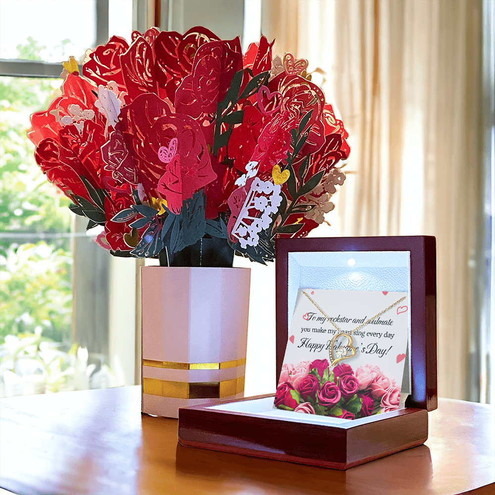 Happy Valentine's Day: To my rockstar and soulmate, you make my heart sing every day.