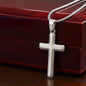 To My Sister | Let Your Faith Be Bigger Than Your Fears | Cross Pendant Necklace