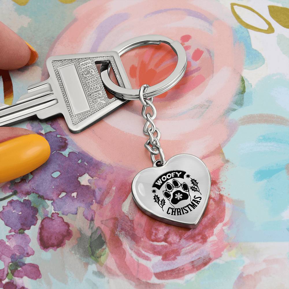 Whoofy Pet Lover Curb Keychain