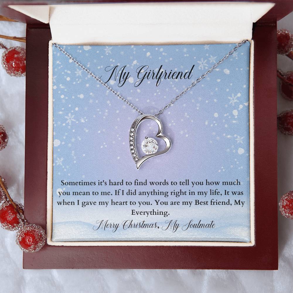 My Girlfriend | Merry Christmas | Pendant Necklace