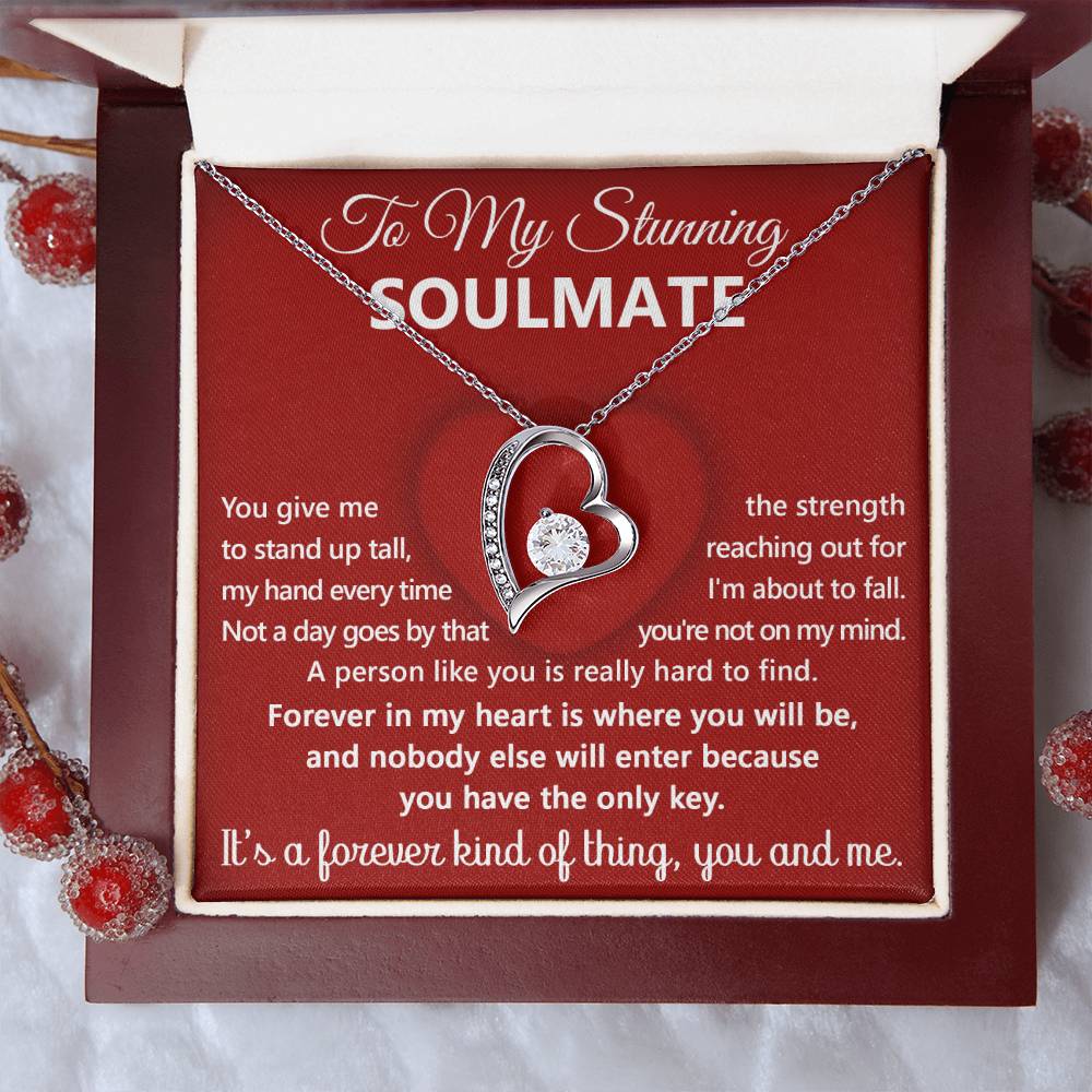 Soulmate In My Heart - Gift for Valentine's Day - Forever Love Necklace