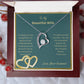 To My Beautiful Wife | I'm Glad You Are My Wife | Jewelry Necklace