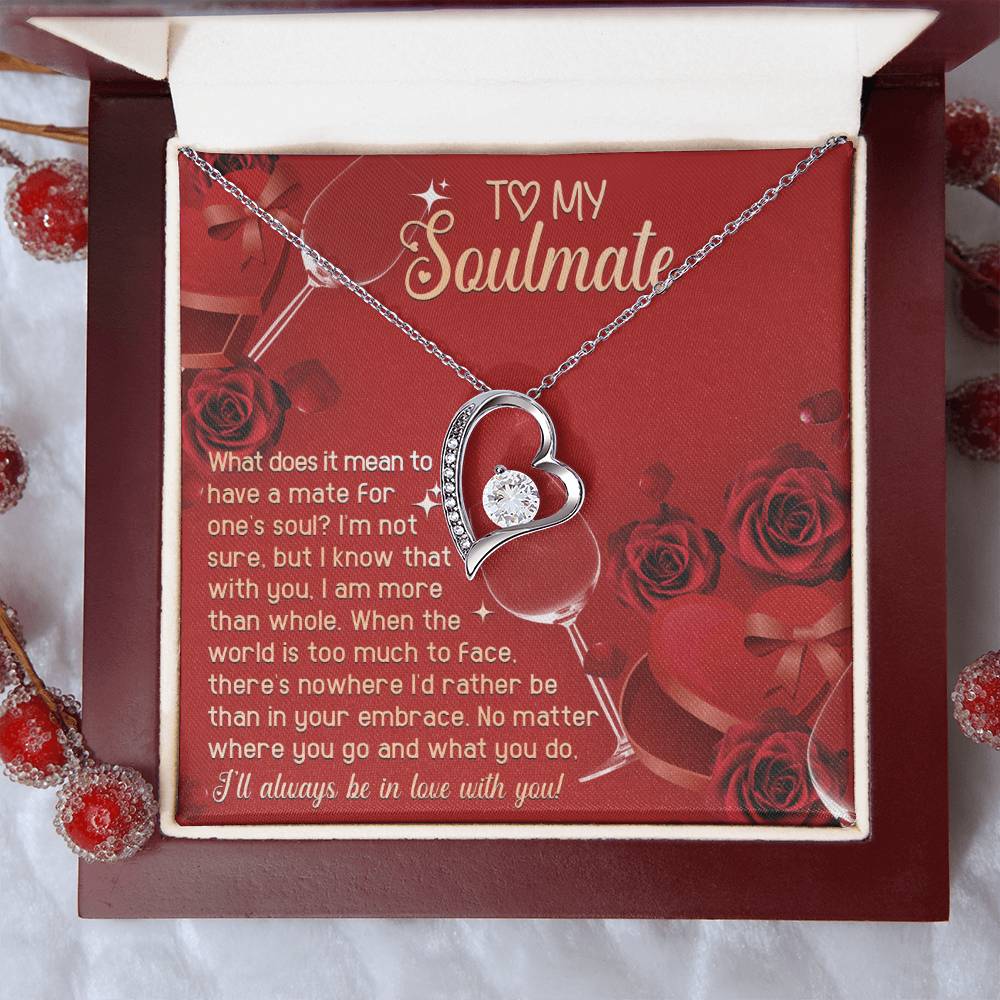 Soulmate In Your Embrace - Gift for Valentine's Day - Forever Love Necklace