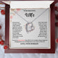 To My Beautiful Wife | Thanks For Bringing Peace Into My World | Pendant Necklace