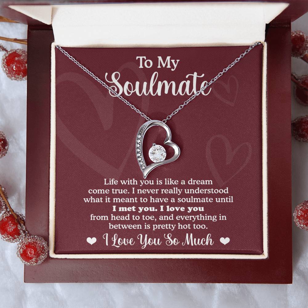 Soulmate Dream Come True - Gift for Valentine's Day - Forever Love Necklace