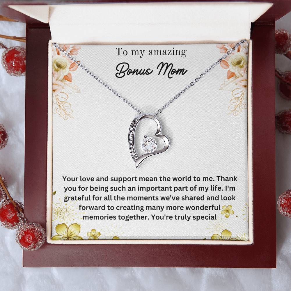 To My Amazing Bonus Mom | You Are Truly Special | Pendant Necklace