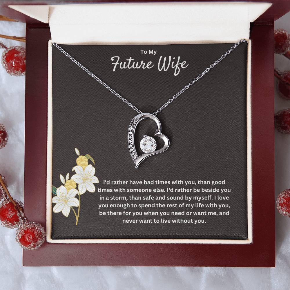To My Future Wife | I Love You | Pendant Love Necklace