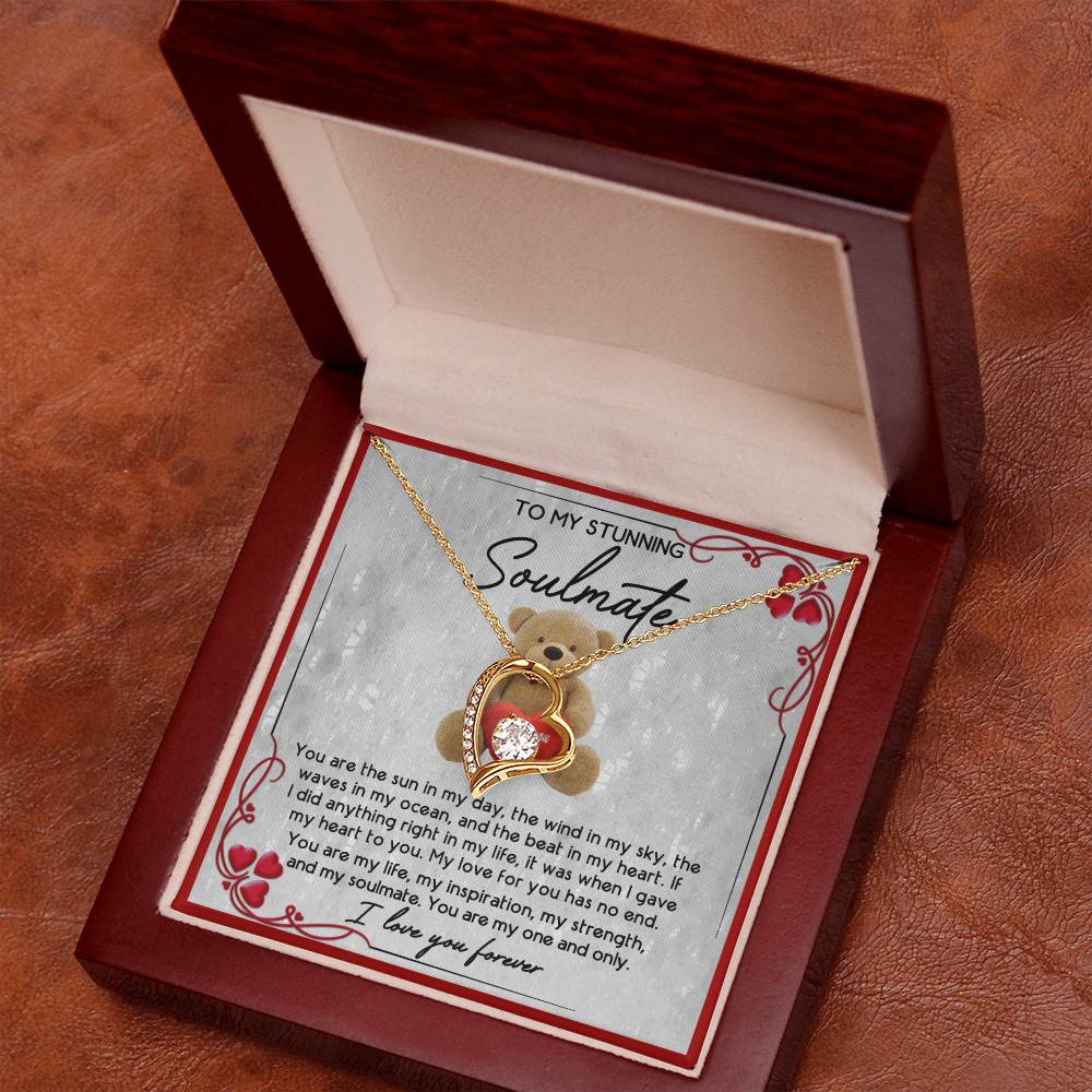 My Stunning Soulmate - Gift for Valentine's Day - Forever Love Necklace