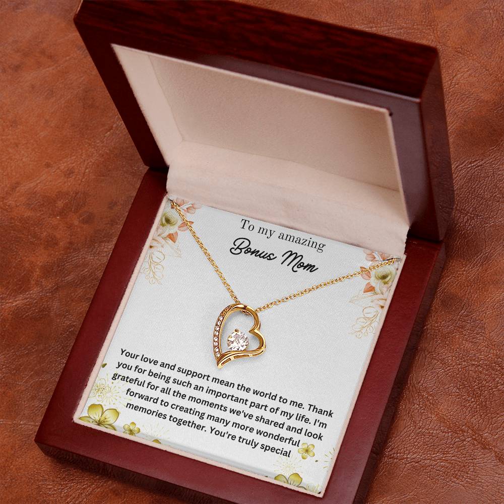 To My Amazing Bonus Mom | You Are Truly Special | Pendant Necklace
