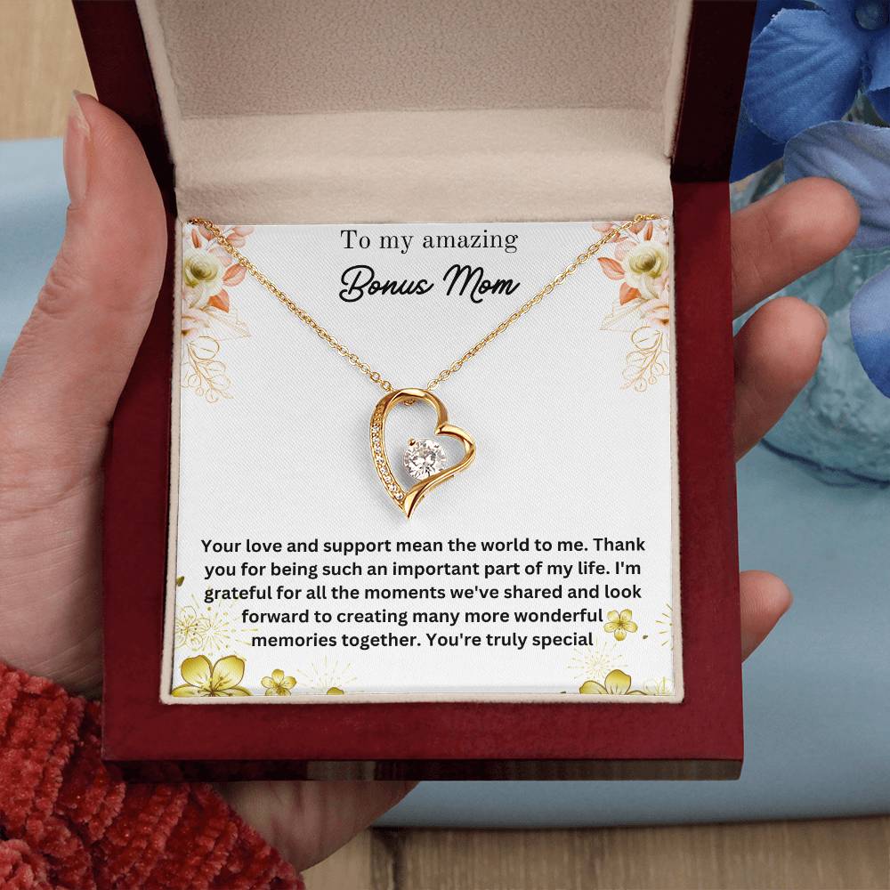 To My Amazing Bonus Mom | You Are Truly Special | Pendant Necklace