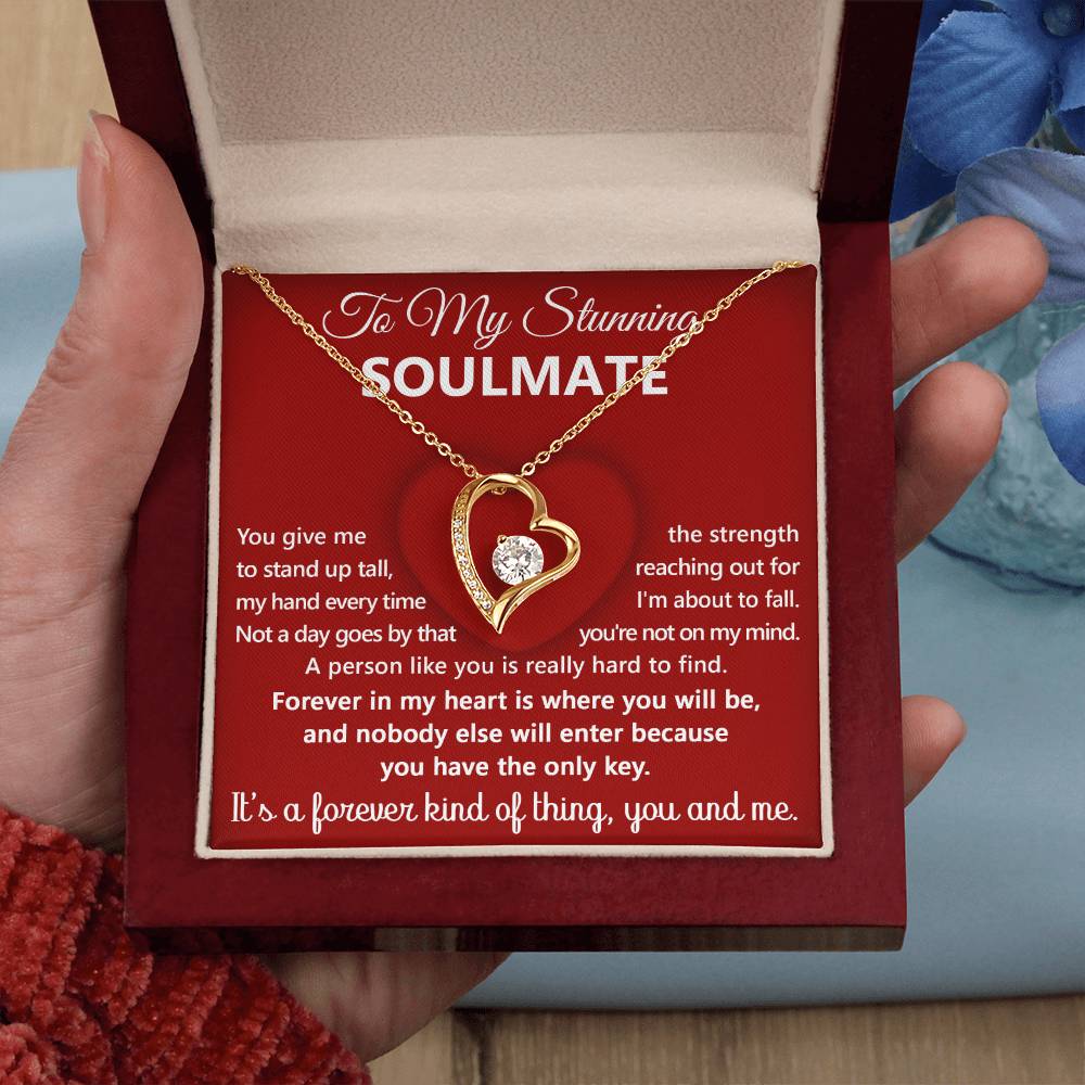 Soulmate In My Heart - Gift for Valentine's Day - Forever Love Necklace