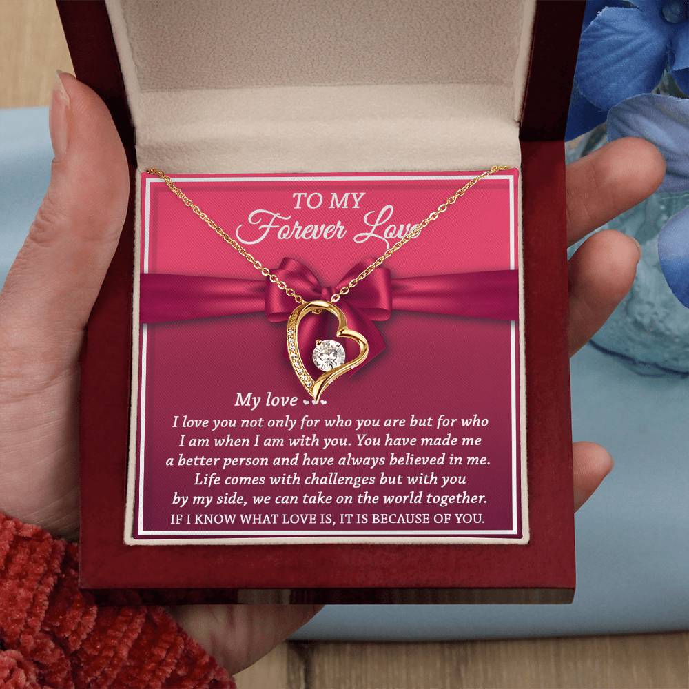 Soulmate Believed In Me - Gift for Valentine's Day - Forever Love Necklace