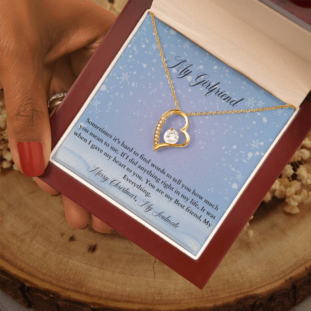 My Girlfriend | Merry Christmas | Pendant Necklace