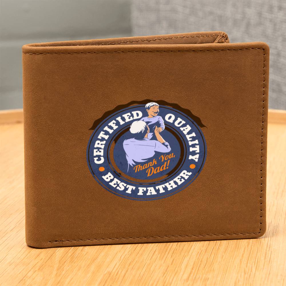 Best Father | Leather Wallet Gift