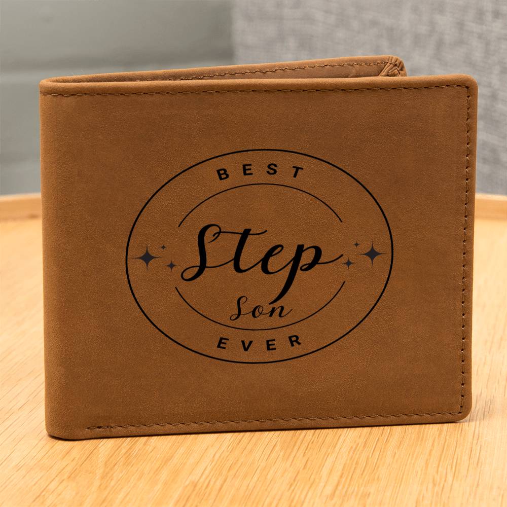 Best Stepson Ever | Leather Wallet
