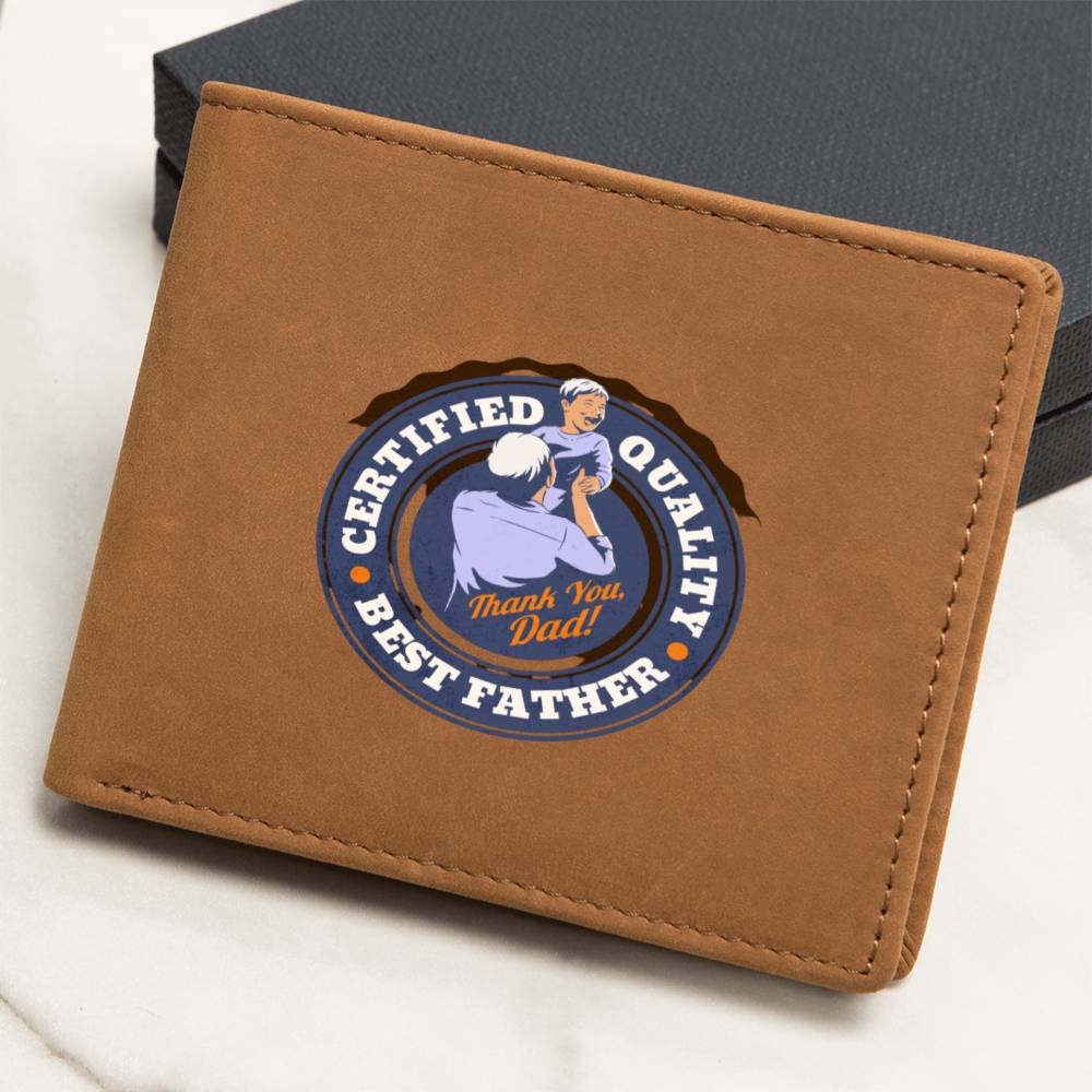 Best Father | Leather Wallet Gift