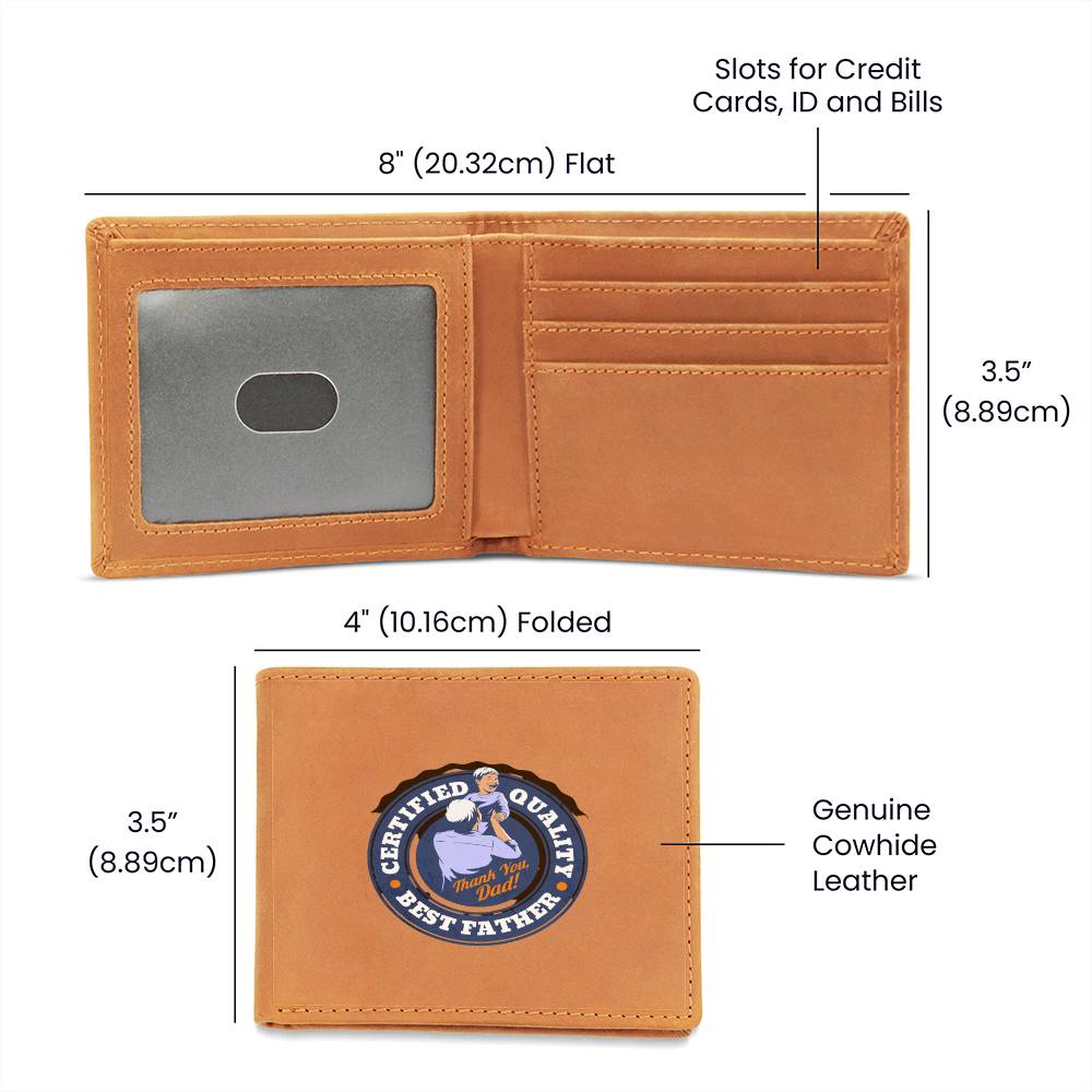 Best Father | Leather Wallet Gift