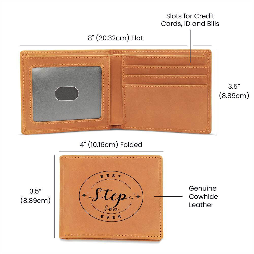 Best Stepson Ever | Leather Wallet