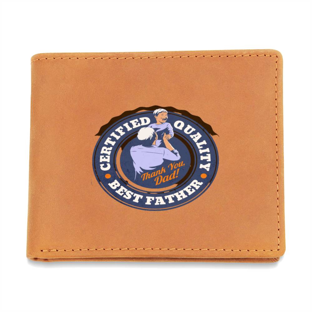 Best Father | Leather Wallet Gift