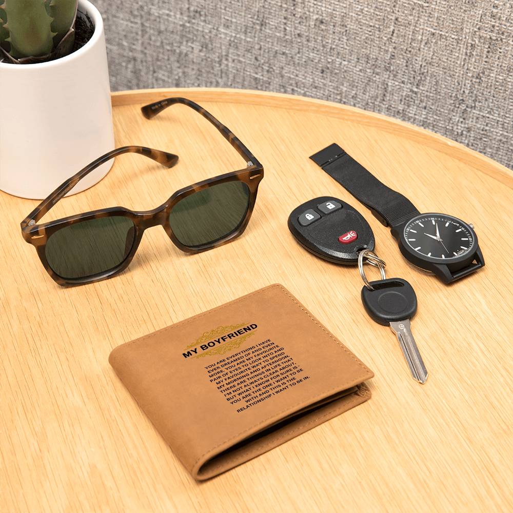 My Boyfriend | You Are Everything I Have | Leather Wallet