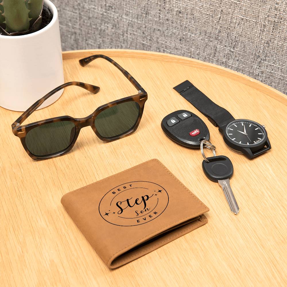 Best Stepson Ever | Leather Wallet